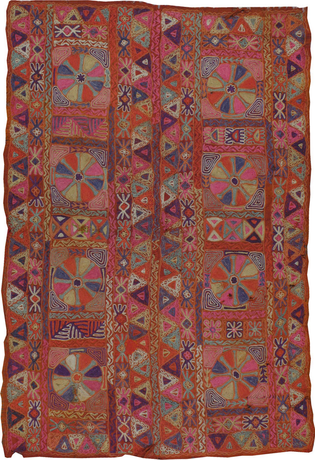 Vintage Central Asian Suzani Kilim, No.22928 - Galerie Shabab