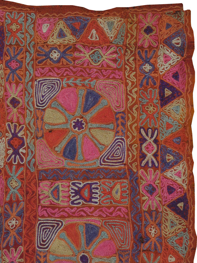 Vintage Central Asian Suzani Kilim, No.22928 - Galerie Shabab