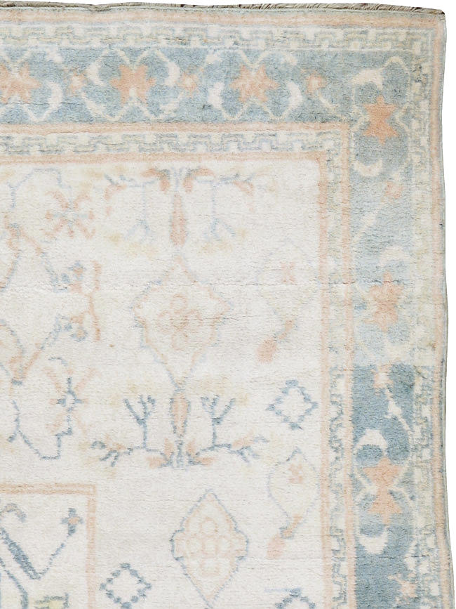 Vintage Indian Cotton Agra Rug, No.22931 - Galerie Shabab