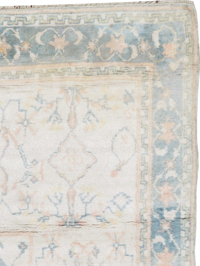Vintage Indian Cotton Agra Rug, No.22931 - Galerie Shabab
