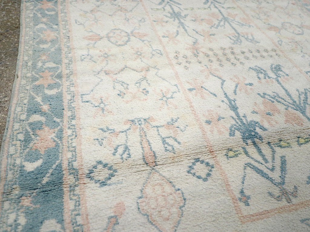 Vintage Indian Cotton Agra Rug, No.22931 - Galerie Shabab