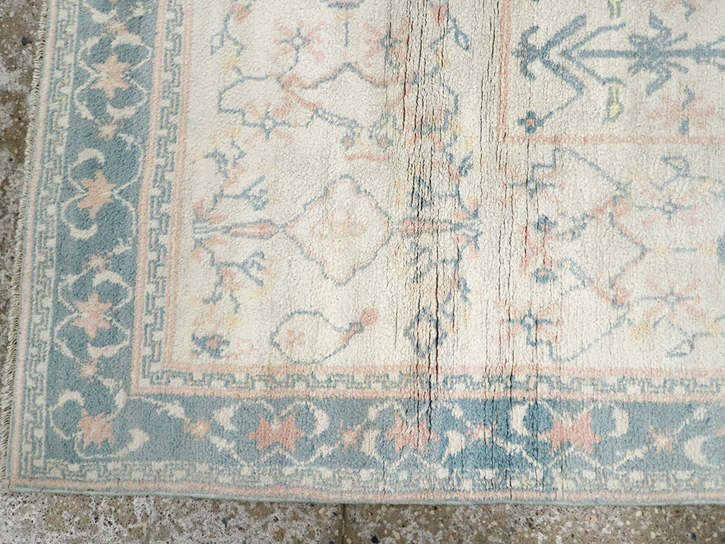 Vintage Indian Cotton Agra Rug, No.22931 - Galerie Shabab