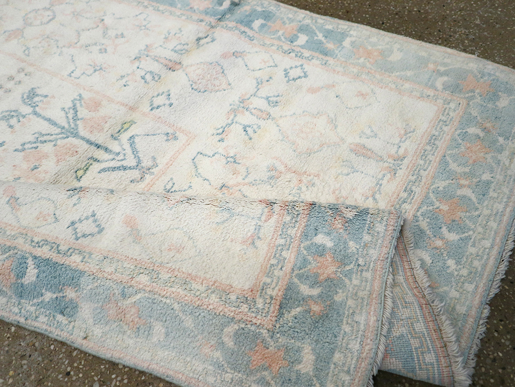 Vintage Indian Cotton Agra Rug, No.22931 - Galerie Shabab