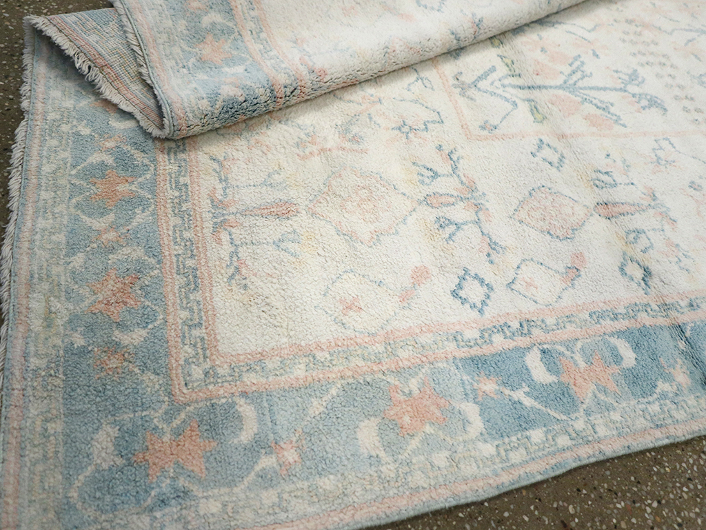 Vintage Indian Cotton Agra Rug, No.22931 - Galerie Shabab