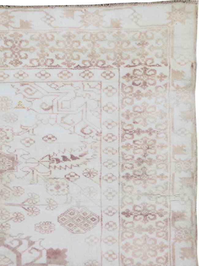 Vintage Indian Cotton Agra Rug, No.22938 - Galerie Shabab