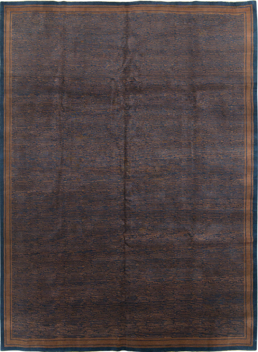 Vintage Indian Art Deco Carpet, No.22939 - Galerie Shabab