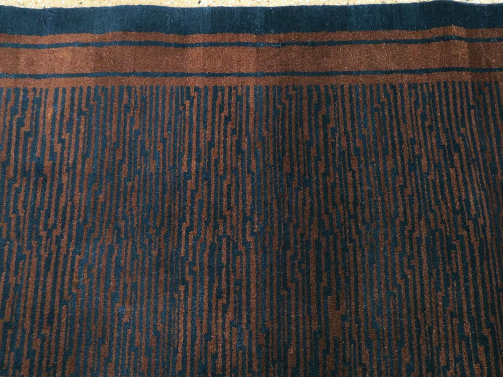 Vintage Indian Art Deco Carpet, No.22939 - Galerie Shabab