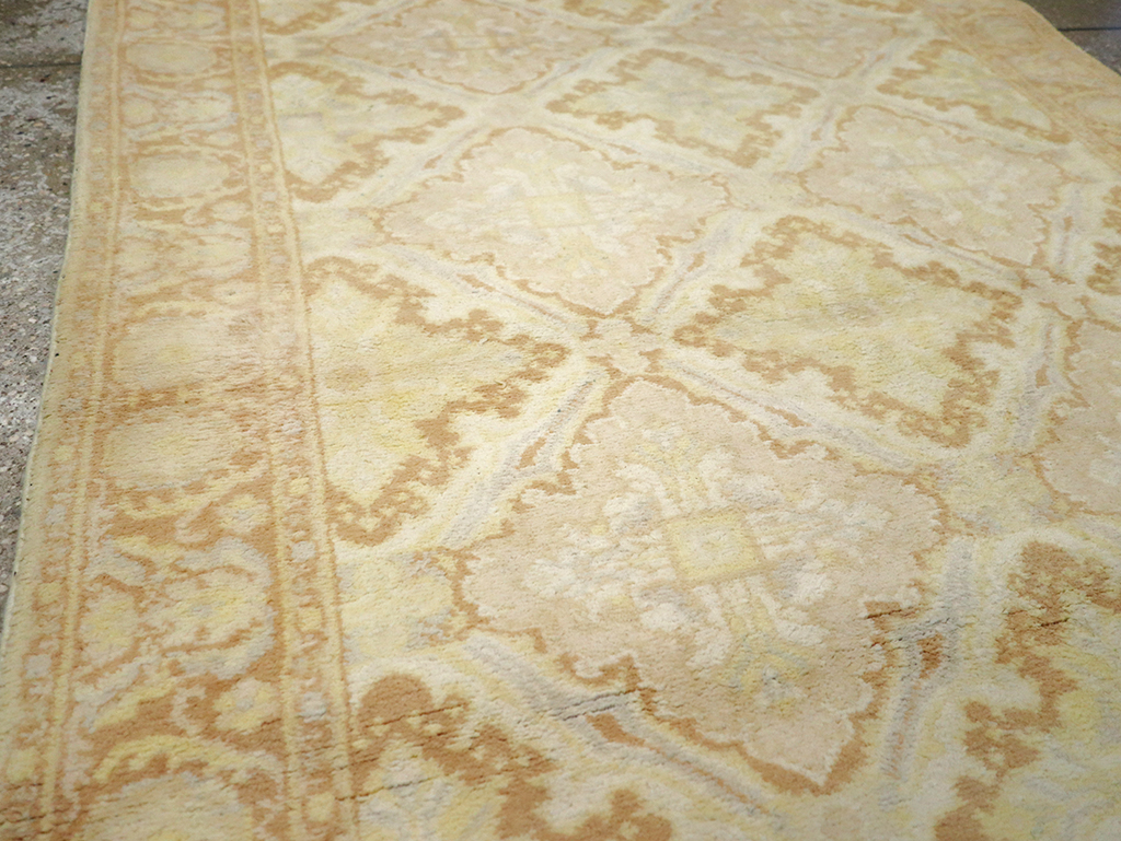 Vintage Indian Cotton Agra Rug, No.22940 - Galerie Shabab