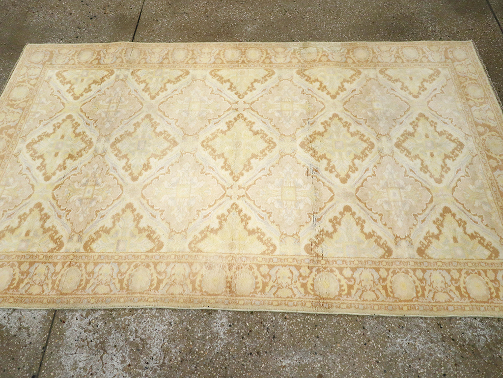 Vintage Indian Cotton Agra Rug, No.22940 - Galerie Shabab