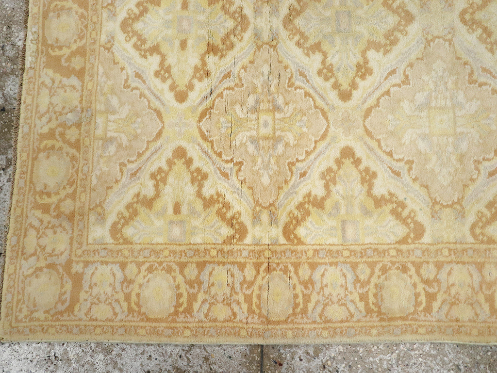 Vintage Indian Cotton Agra Rug, No.22940 - Galerie Shabab