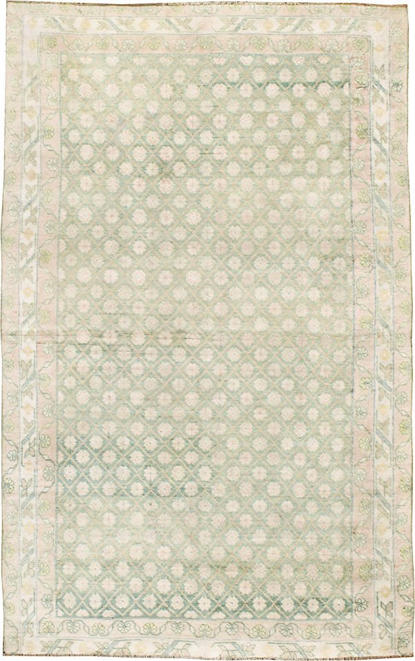 Vintage Indian Cotton Agra Rug, No.22942 - Galerie Shabab