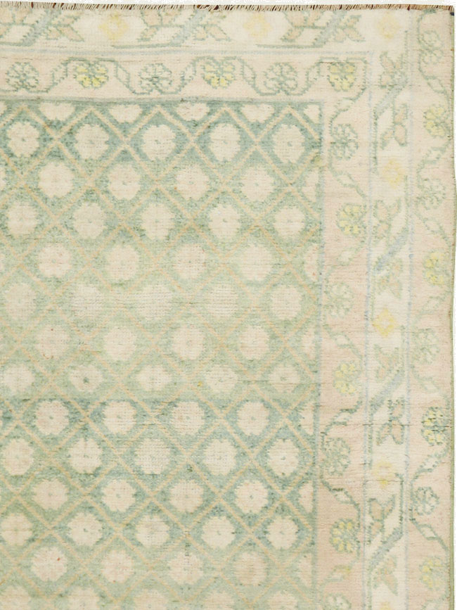 Vintage Indian Cotton Agra Rug, No.22942 - Galerie Shabab