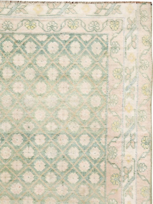 Vintage Indian Cotton Agra Rug, No.22942 - Galerie Shabab