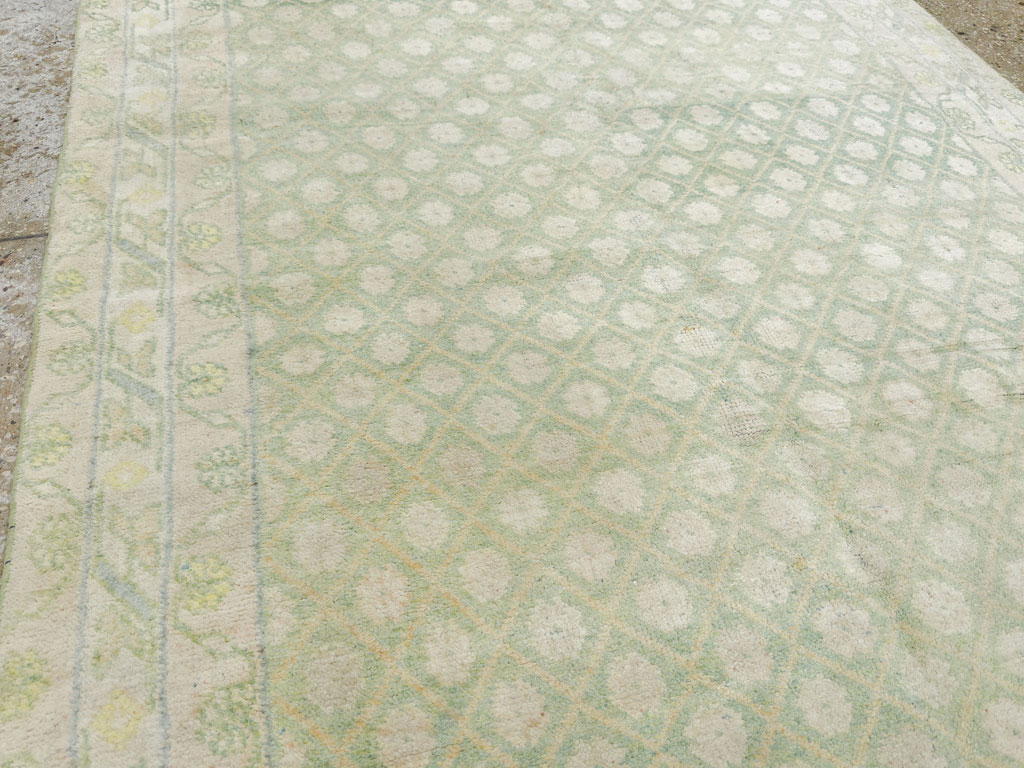 Vintage Indian Cotton Agra Rug, No.22942 - Galerie Shabab