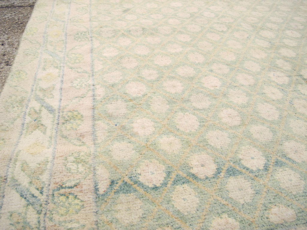 Vintage Indian Cotton Agra Rug, No.22942 - Galerie Shabab