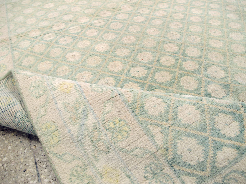 Vintage Indian Cotton Agra Rug, No.22942 - Galerie Shabab