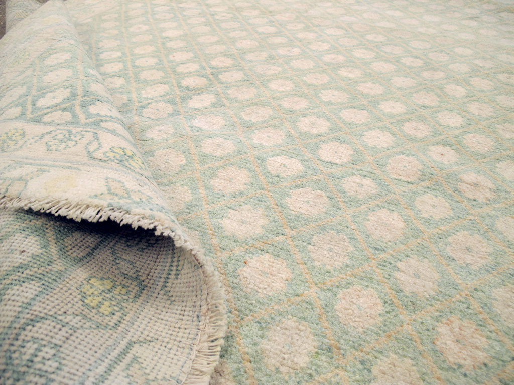 Vintage Indian Cotton Agra Rug, No.22942 - Galerie Shabab