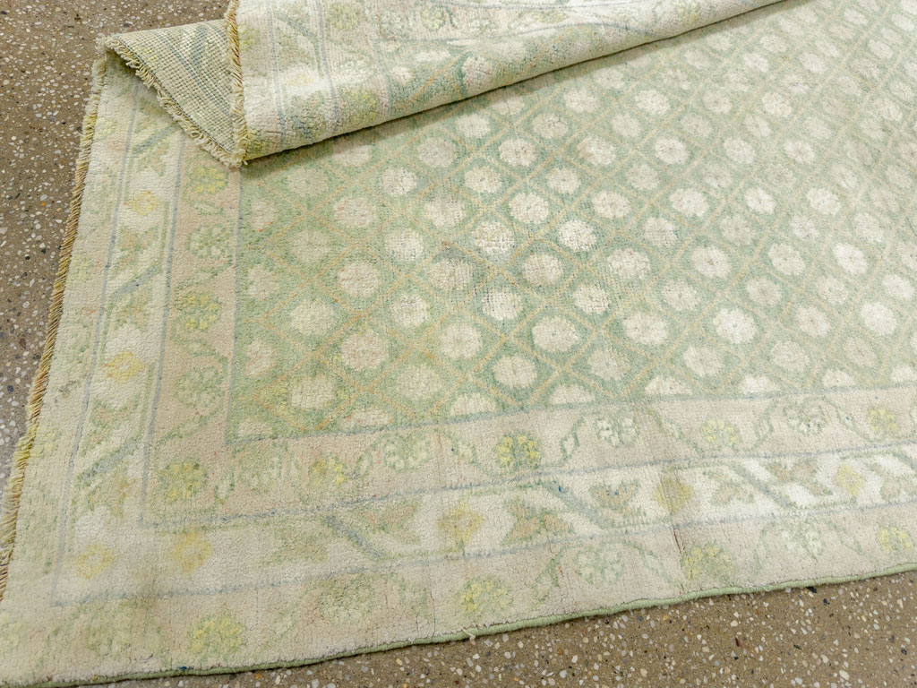 Vintage Indian Cotton Agra Rug, No.22942 - Galerie Shabab