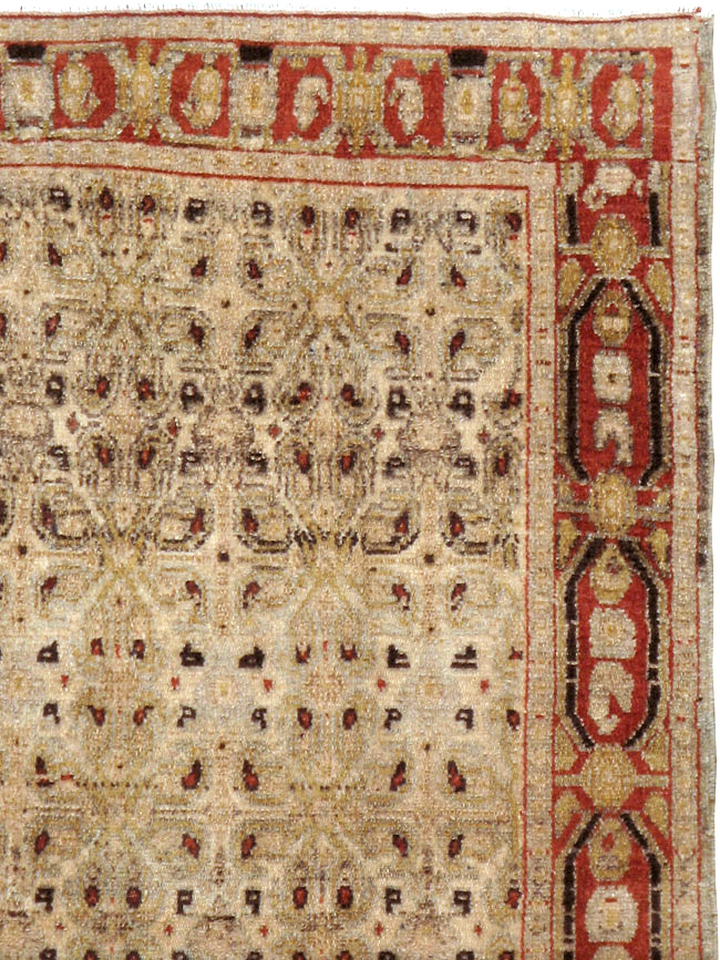 Antique Persian Senneh Malayer Rug, No.22945 - Galerie Shabab