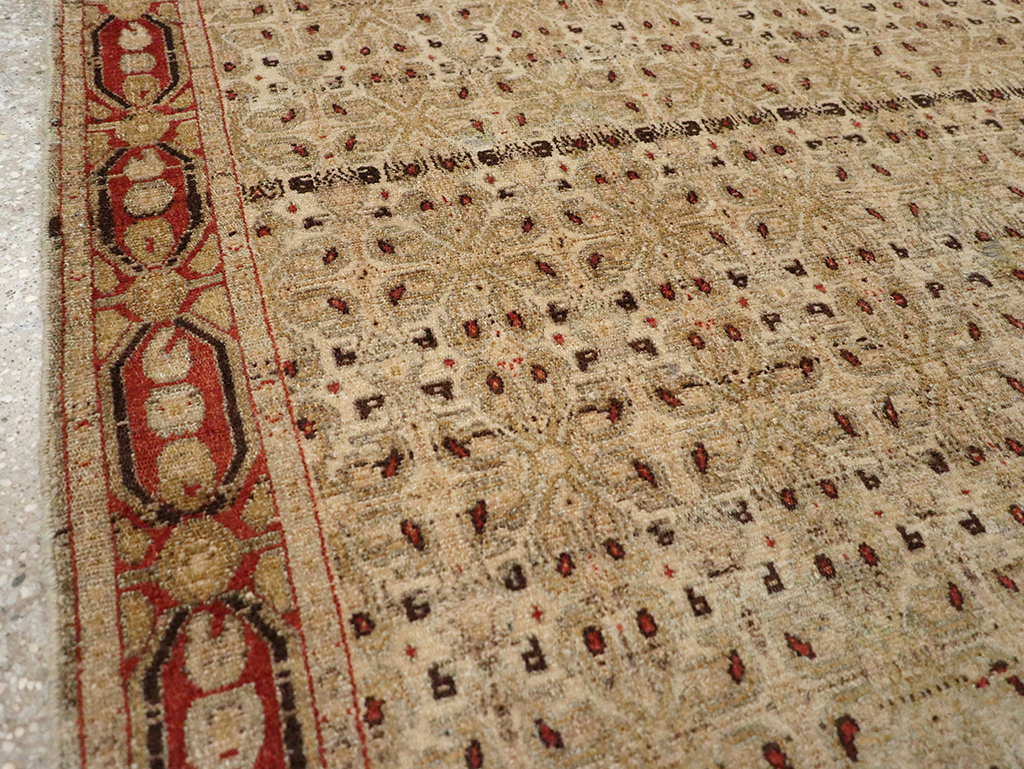 Antique Persian Senneh Malayer Rug, No.22945 - Galerie Shabab