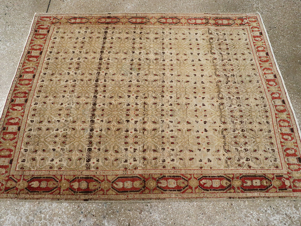 Antique Persian Senneh Malayer Rug, No.22945 - Galerie Shabab