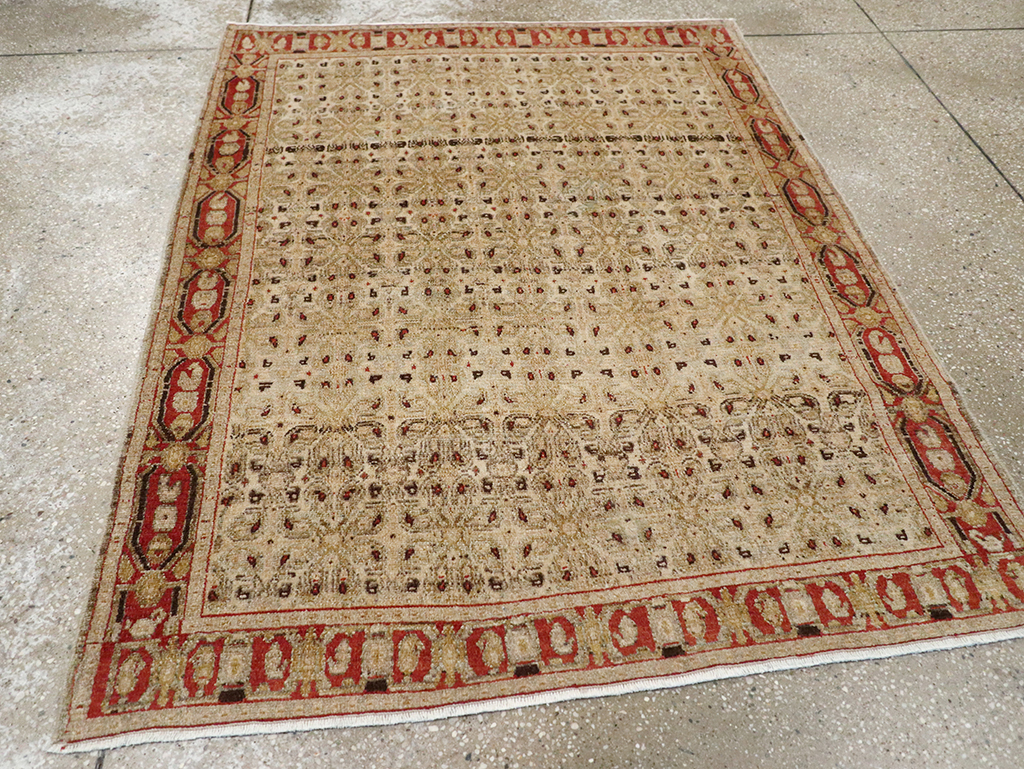 Antique Persian Senneh Malayer Rug, No.22945 - Galerie Shabab
