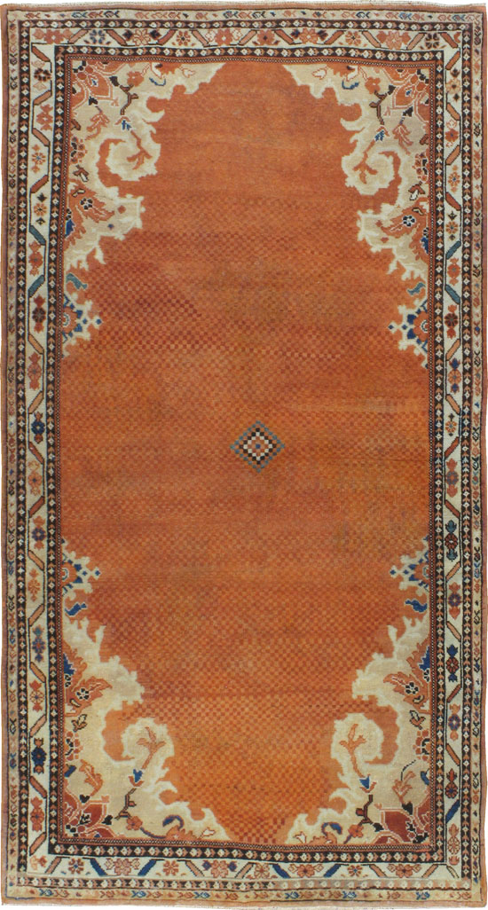 Vintage Persian Mahal Rug, No.22946 - Galerie Shabab