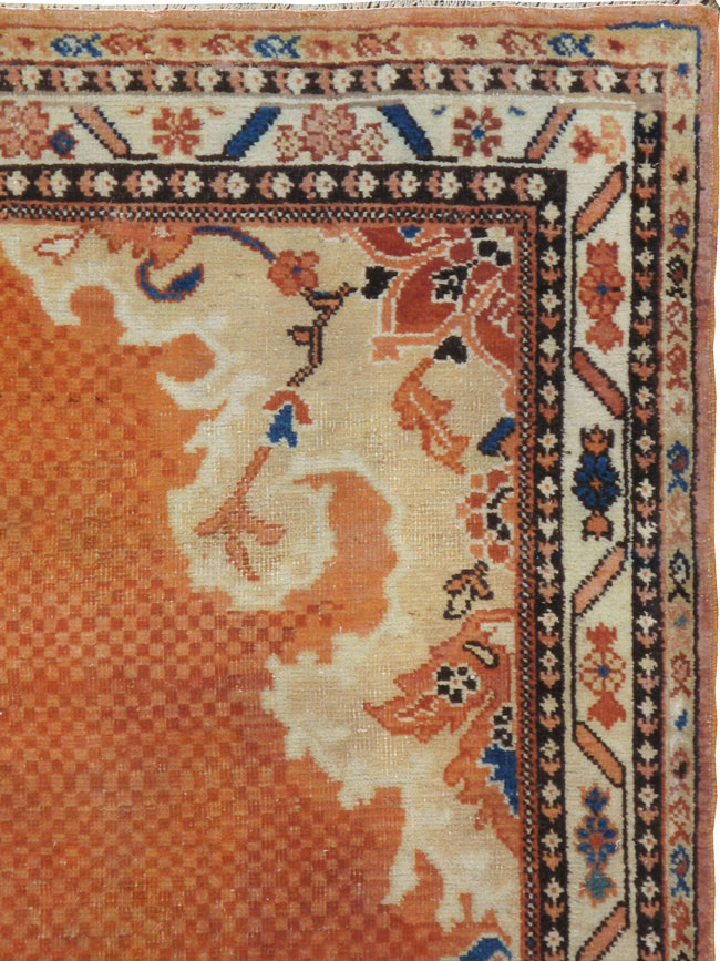 Vintage Persian Mahal Rug, No.22946 - Galerie Shabab