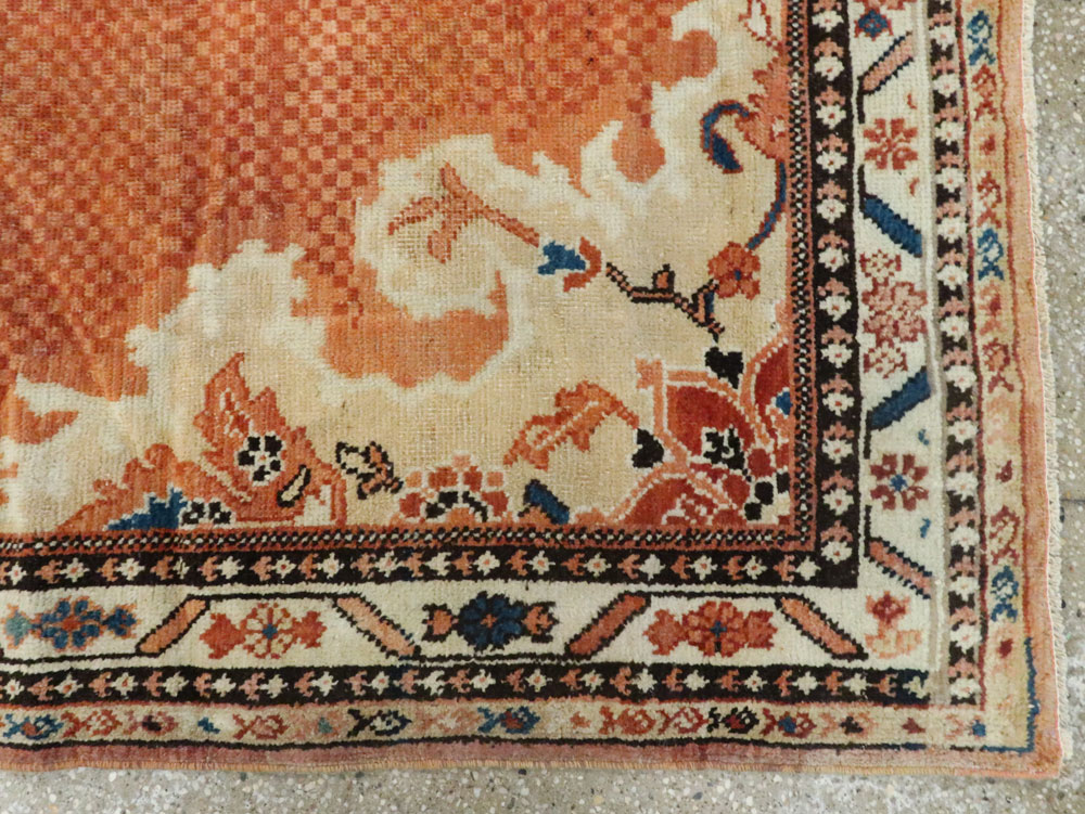 Vintage Persian Mahal Rug, No.22946 - Galerie Shabab