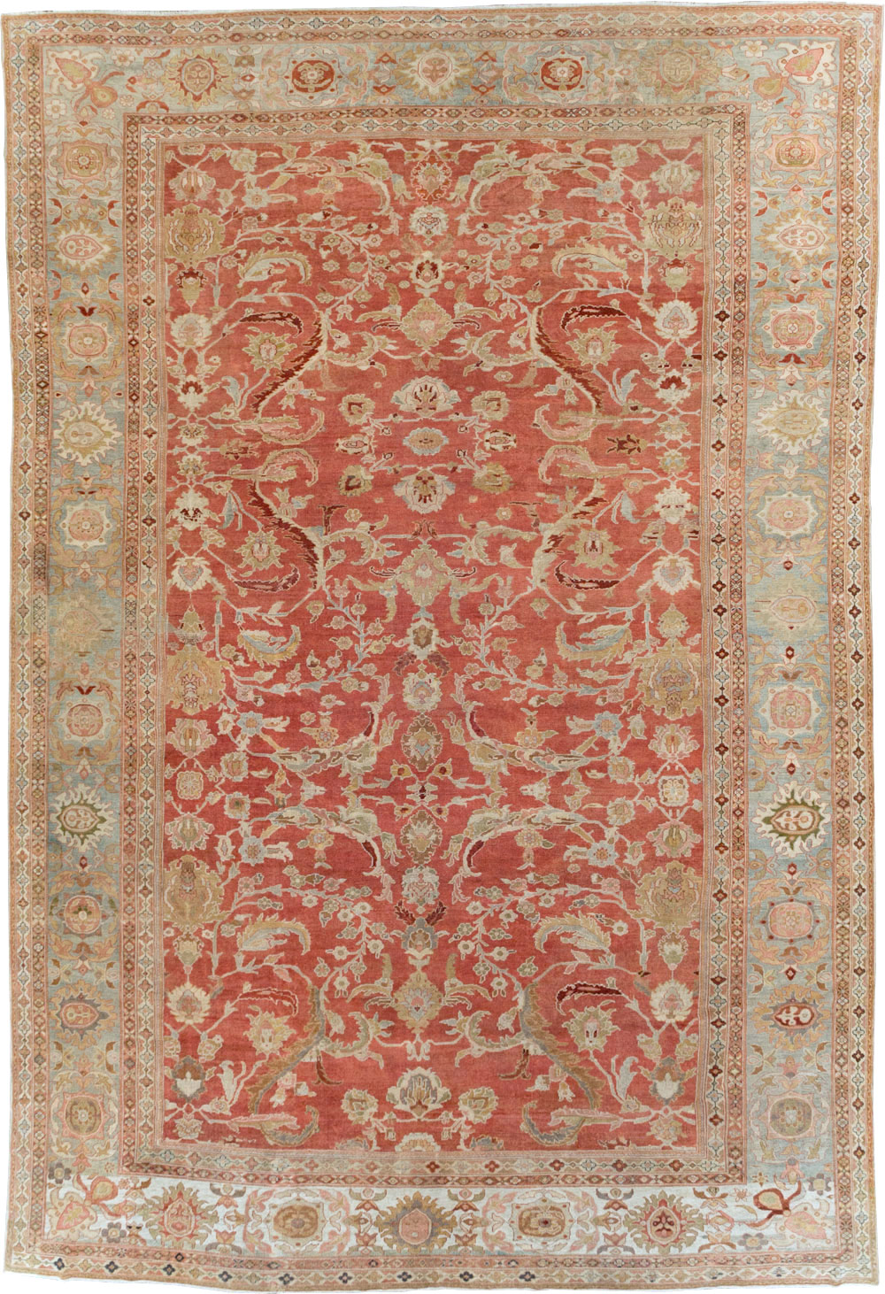Antique Persian Sultanabad Carpet, No.22950 - Galerie Shabab