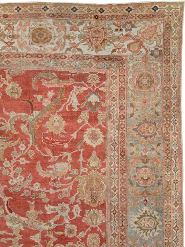 Antique Persian Sultanabad Carpet, No.22950 - Galerie Shabab