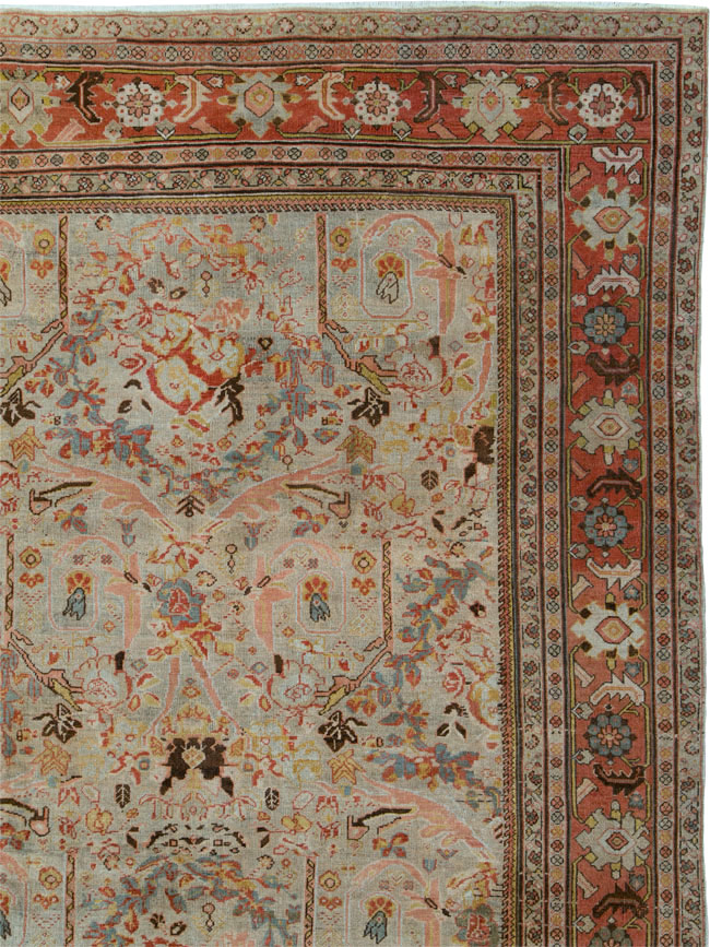 Antique Persian Mahal Carpet, No.22951 - Galerie Shabab