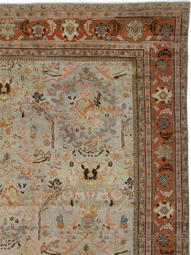Antique Persian Mahal Carpet, No.22951 - Galerie Shabab