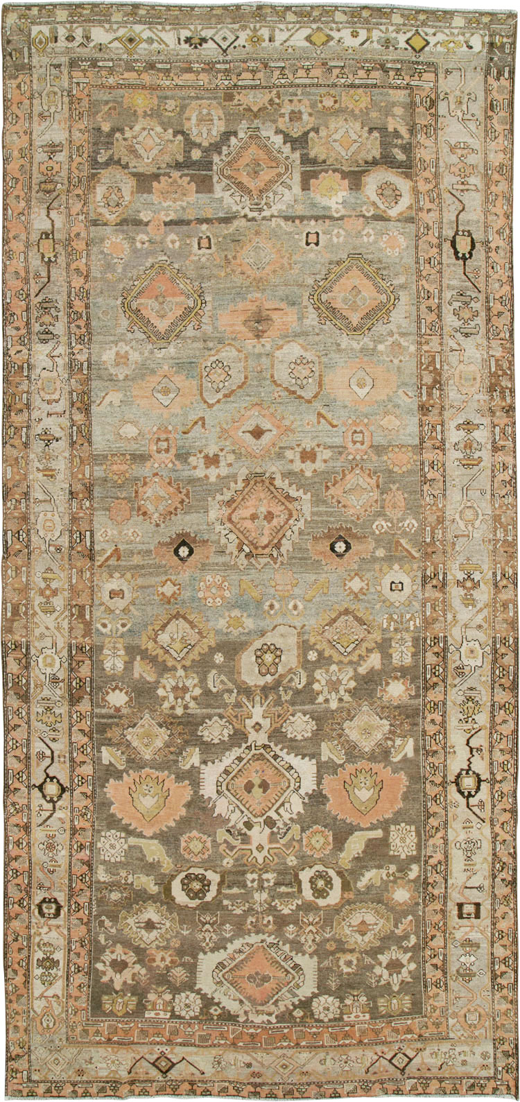 Antique Persian Malayer Gallery Carpet, No.22964 - Galerie Shabab