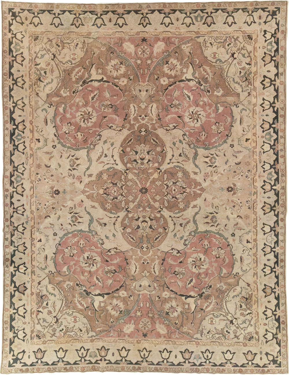 Vintage Indian Lahore Room Size Carpet, No.22965 - Galerie Shabab