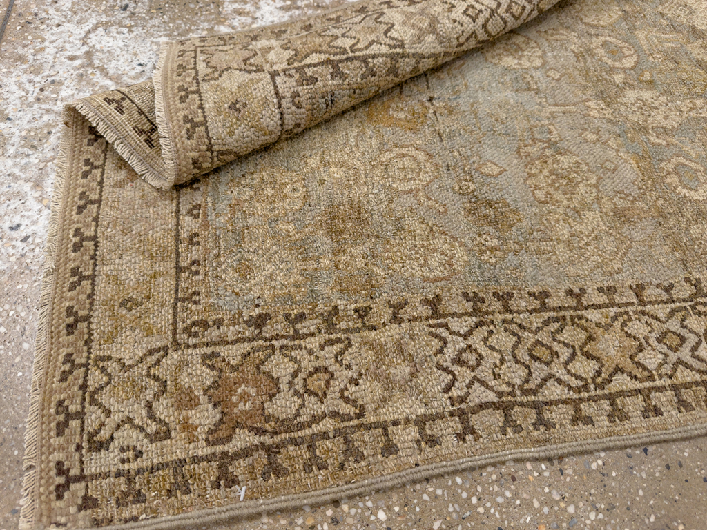 Antique Persian Bibikabad Throw Rug, No.22969 - Galerie Shabab