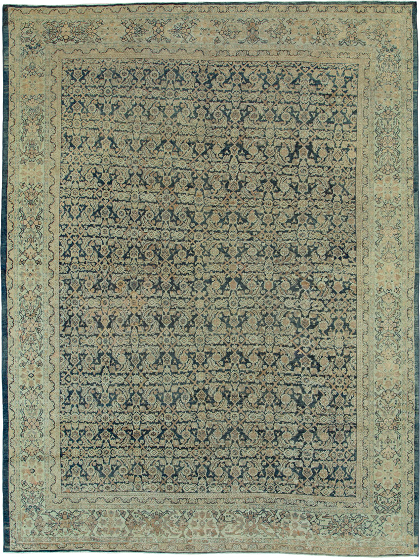Antique Mahal Carpet, No.23007 - Galerie Shabab
