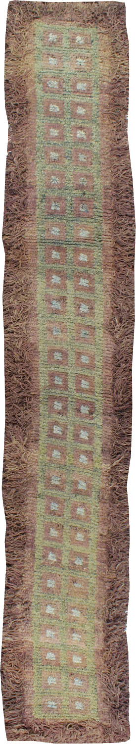 Antique Tibetan Wangden Runner, No.23009 - Galerie Shabab