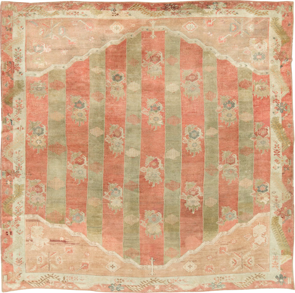 Vintage Turkish Oushak Large Room Size Carpet, No.23011 - Galerie Shabab