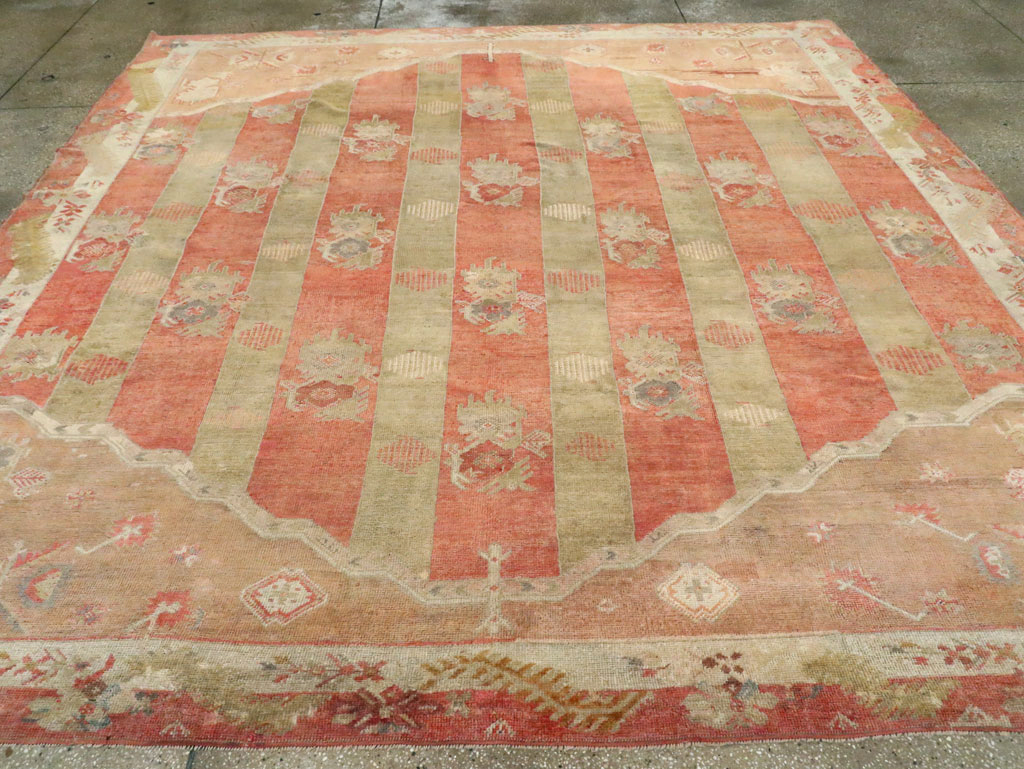 Vintage Turkish Oushak Large Room Size Carpet, No.23011 - Galerie Shabab