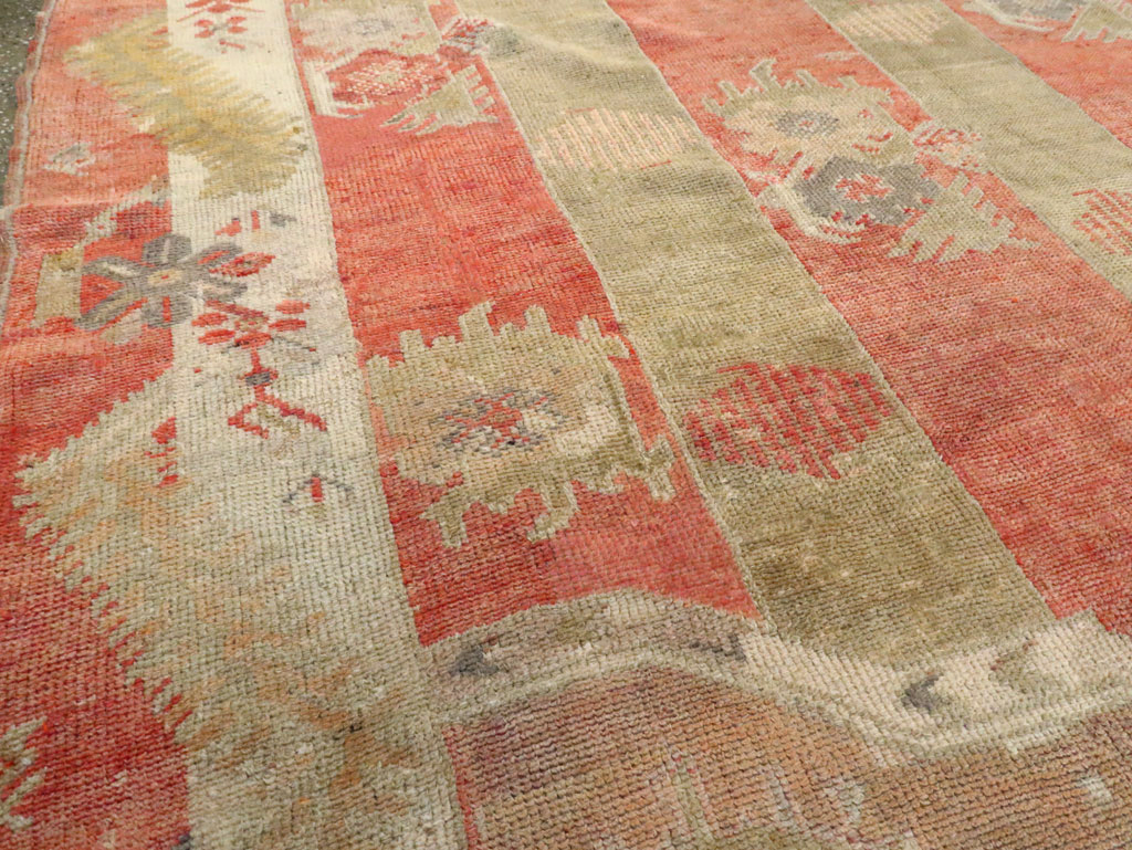Vintage Turkish Oushak Large Room Size Carpet, No.23011 - Galerie Shabab