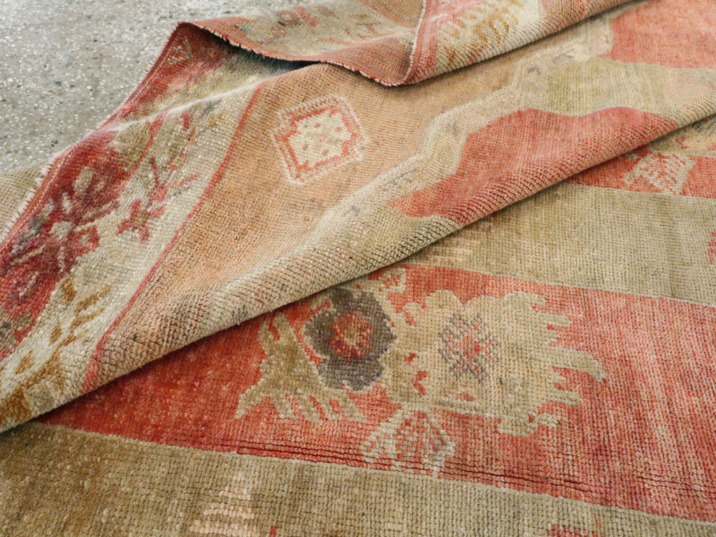 Vintage Turkish Oushak Large Room Size Carpet, No.23011 - Galerie Shabab
