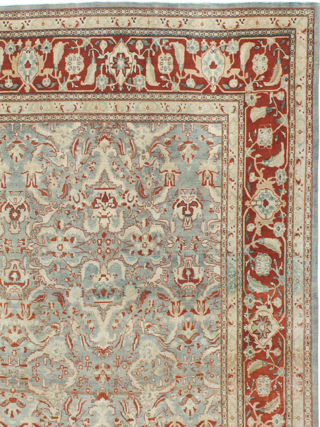 Antique Persian Tabriz Carpet, No.23014 - Galerie Shabab