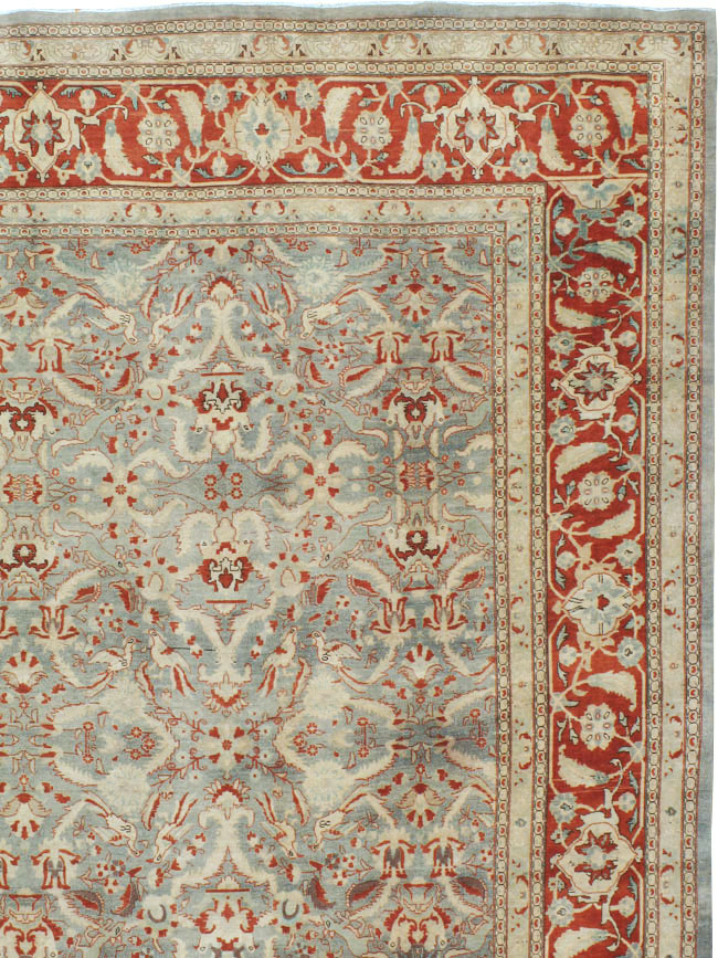Antique Persian Tabriz Carpet, No.23014 - Galerie Shabab