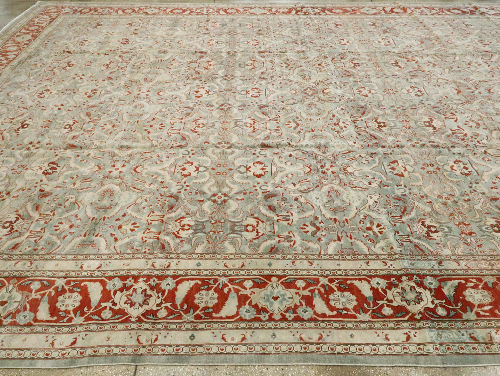 Antique Persian Tabriz Carpet, No.23014 - Galerie Shabab