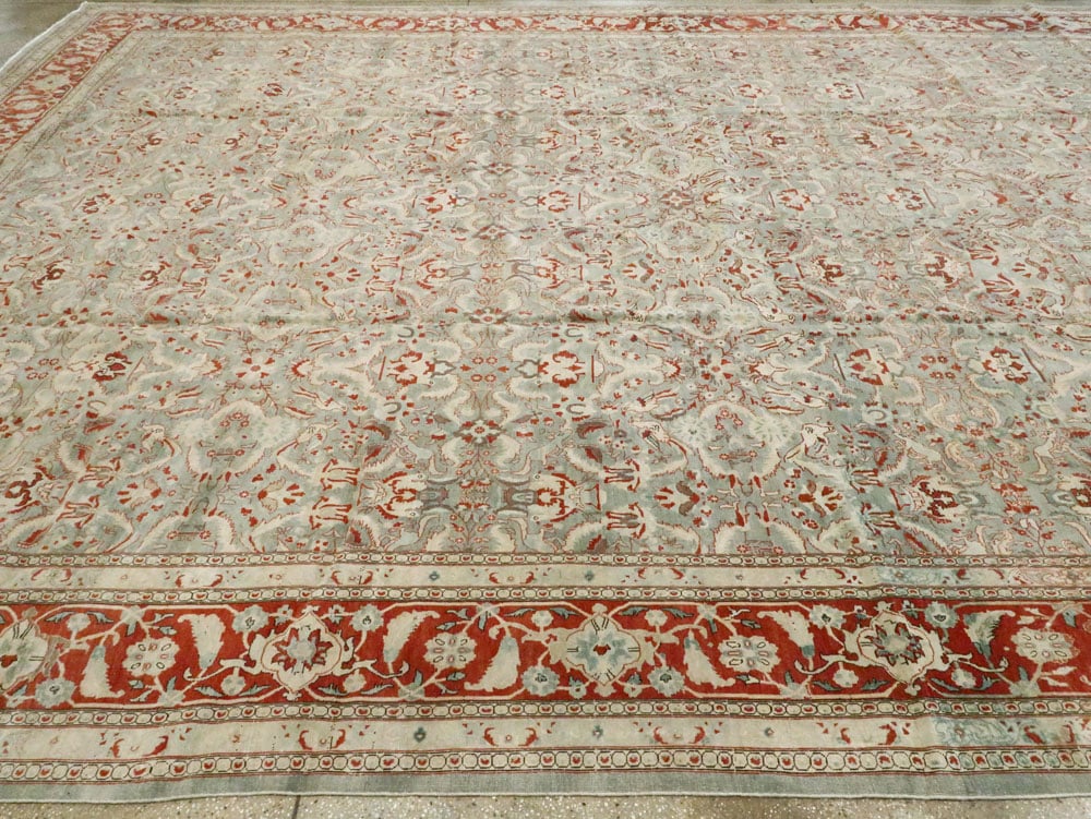Antique Persian Tabriz Carpet, No.23014 - Galerie Shabab