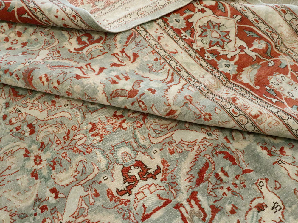 Antique Persian Tabriz Carpet, No.23014 - Galerie Shabab