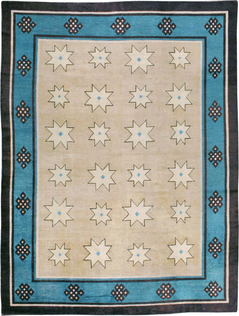 Antique Chinese Mongolian Carpet, No.23018 - Galerie Shabab