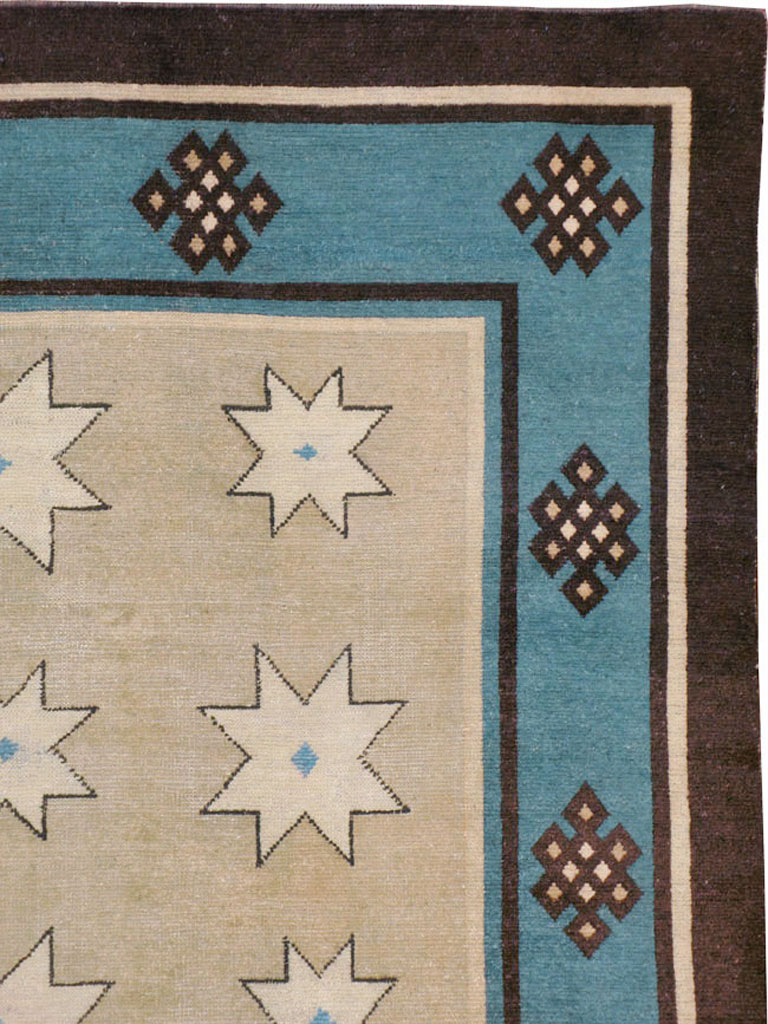 Antique Chinese Mongolian Carpet, No.23018 - Galerie Shabab