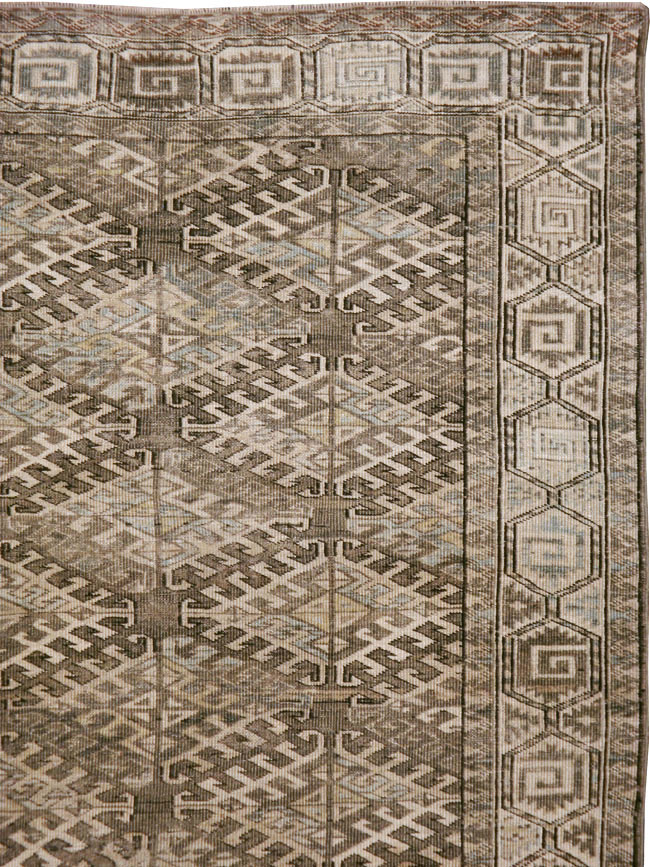 Antique Persian Turkoman Rug, No.23019 - Galerie Shabab